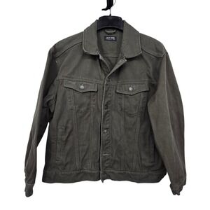 Line of Trade The Montana Canvas Trucker Jacket Men 2XL Ranger Green Casual Work